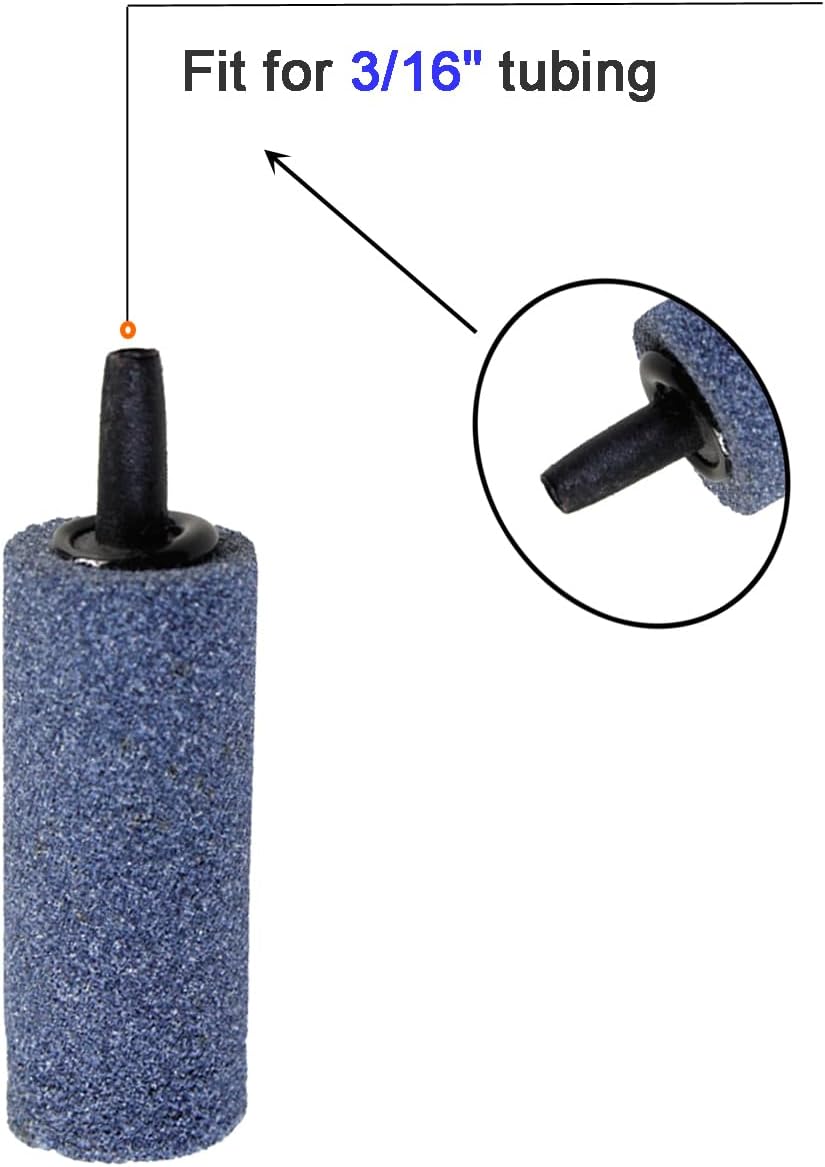 AQUANEAT Aquarium Air Stones 1 inch 12 Pack, Bubble Stone - 2 inch - image 3