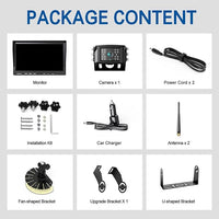 1080P Wireless Backup Camera System for RV Trailer Truck Camper,10 Inch DVR Monitor w/Recording IR Night Vision Digital Wireless Rear View Camera Adapter for Furrion Pre-Wired RVs,BW101SL