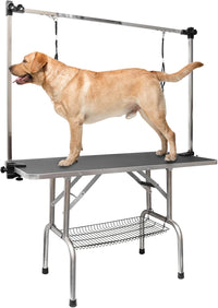 ROOMTEC 46" Dog Grooming Table - Black / 46in