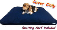 Dogbed4less 40X35X4 Inches Blue Color Durable Denim Jean Dog Pet Bed - 40"X35"X4" - image 2