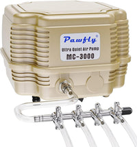 Pawfly 254 GPH Aquarium Air Pump Adjustable Quiet Oxygen Aerator Pump - Basic Standard (Up to 300 Gallon)