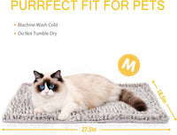 Mora Pets Self Warming Cat Bed Self Heating Cat Pad Pet Mat Indoor - A: Light Grey / Medium - image 4