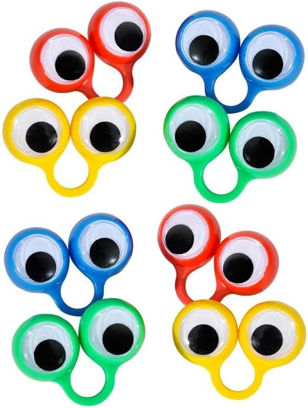 Large Eye Finger Puppets Novelty – Fun for Kids & Family