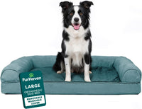 Furhaven Orthopedic Dog Bed for Large Dogs w/ Removable Bolsters - Large / Deep Pool