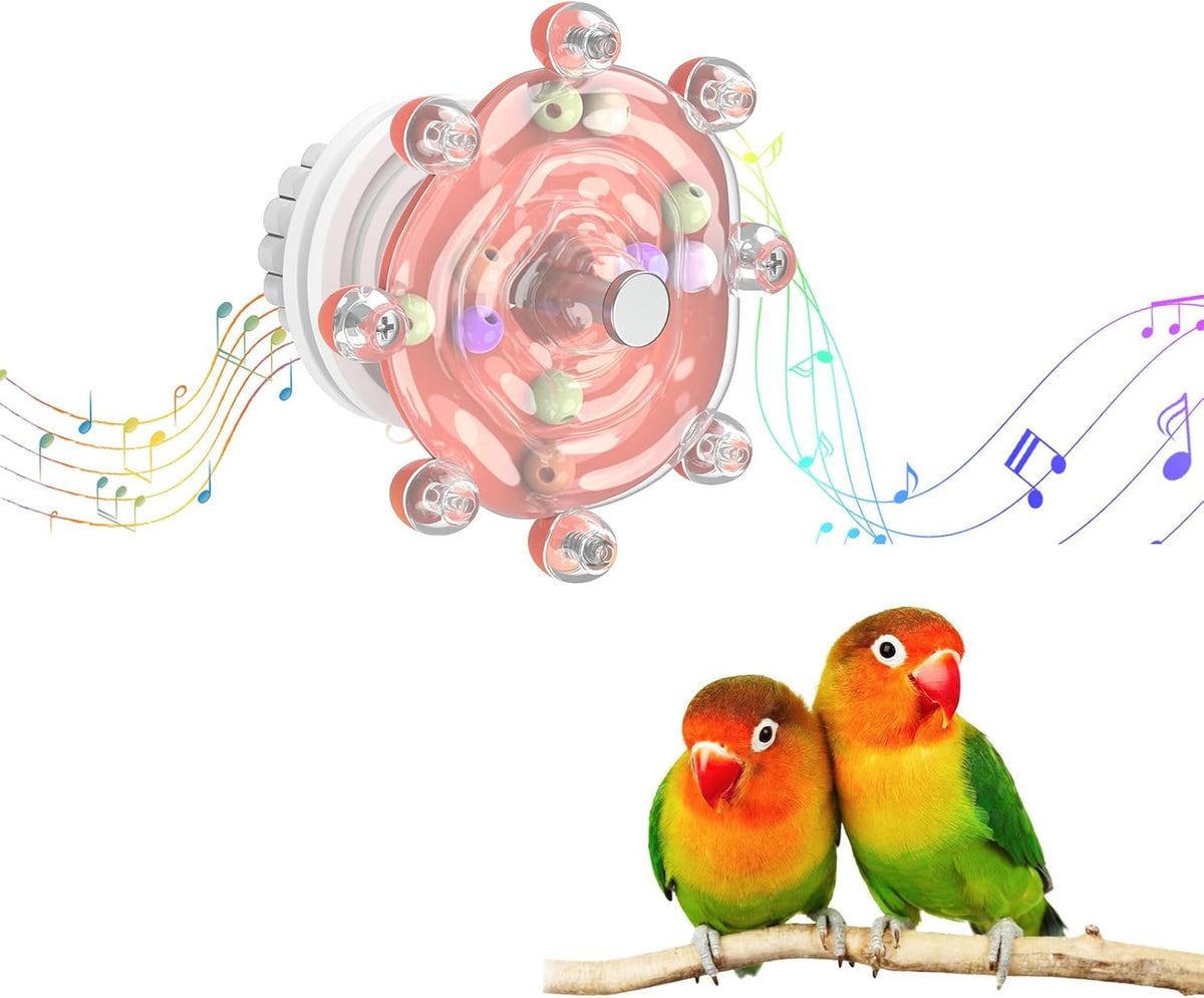 Pawfly 2 Pcs Bird Toys for Parakeets - 1 PC / Red