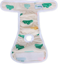 Teamoy Female Dog Diapers, Washable Doggie Period Diaper - S (Pack of 4) / Flamingo+ Cloud+ Green+ Pink (4pcs) - image 2