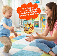 Move2Play, Hilariously Interactive Toy with Music & Sound Effects | Birthday Gift for Boy & Girl - Soccer - Giraffe - image 4