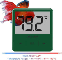 DIGITEN Aquarium Thermometer Digital Fish Tank Thermometer with Large - Green - image 3