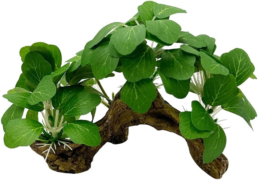 Fish Tank Decorations Aquarium Decor Ornaments Betta Silk Leaf pad - Type-a