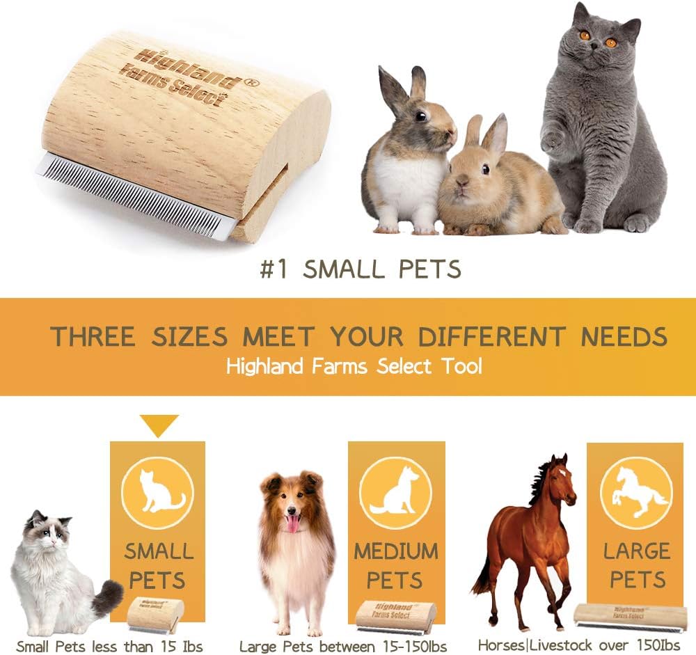 Professional Deshedding Grooming Tool for Dogs & Cats - S - image 2