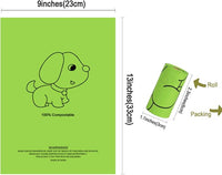 Petmolico Dog Poop Bag Holder Leash Attachment, Dog Waste Bag Dispenser Zippered Pouch, Fits Any Leash, Includes Free Roll of Poop Bags Dispenser - 2 Pack, Colorful Leopard