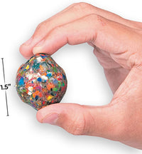 Fun Express rock-shape rubber bouncy balls that look like realistic rocks, 12 pack - view 2