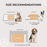 Luciphia 1 Pack 3 Calming Dog Blanket Fluffy Premium Fleece Pet Blankets Soft Sherpa Throw for Dogs Puppy Cat Grey/Beige/HazeBlue Large (41" x31")