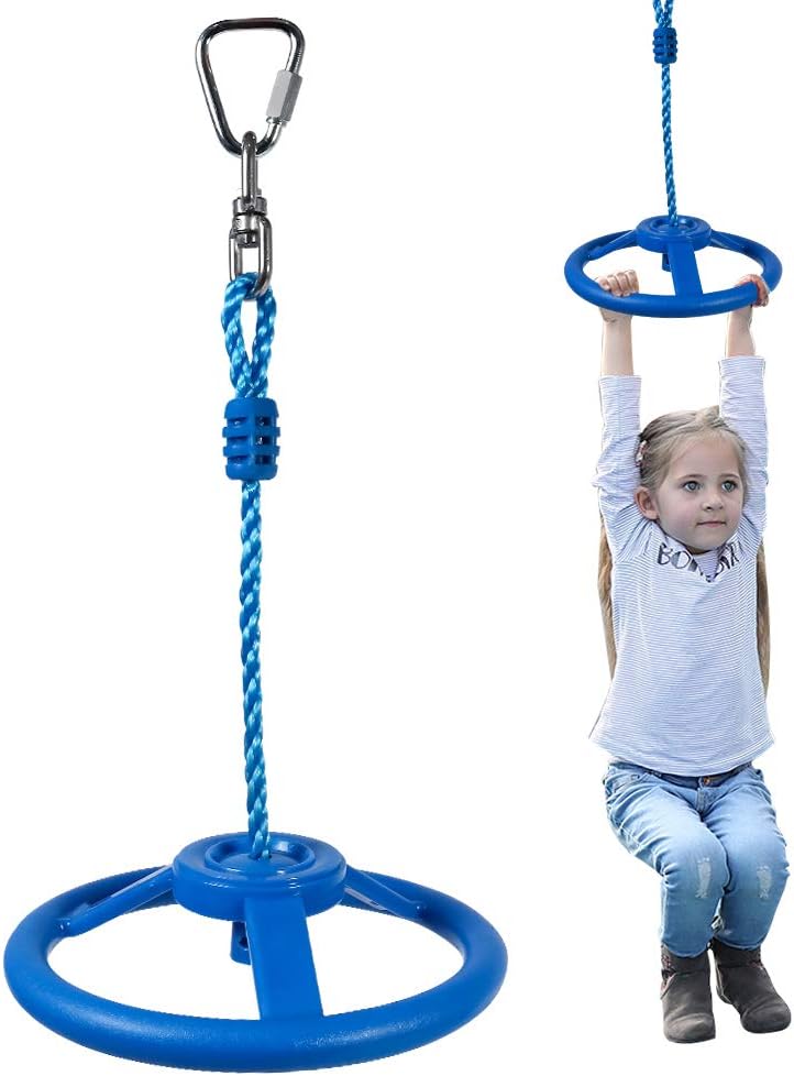 OYOCOOL ninja wheel obstacle with 360 degree rotating joint, strap and carabiner for slackline cours - view 5