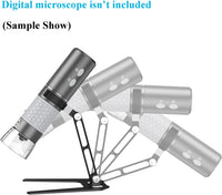 cainda aluminum alloy bracket stand with U-shaped base for USB and WiFi microscopes - view 5