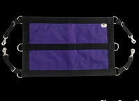 Majestic Ally 1200D 29"x19" Horse Stall Guard with Replaceable and Adjustable Length Straps and Replaceable Hardware (Purple Black)