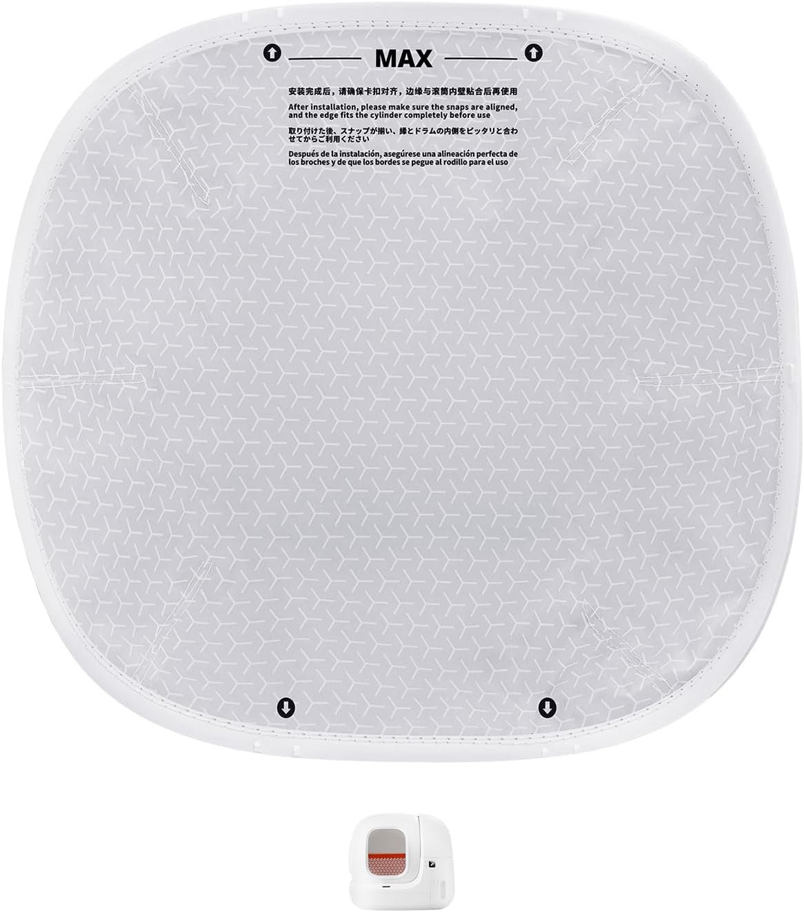 PETKIT Replaced Cat Litter Pad for PuraMax Automatic Cat Litter Box - Grey (for PuraMax)