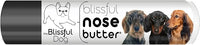 The Blissful Dog Daschund Nose Butter for Dry, Cracked Skin, Lick-Safe Dog Nose Balm with Moisturizing Shea Butter, Almond, Olive, and Essential Oils, Pet Supplies, Uncented, 0.15 oz.