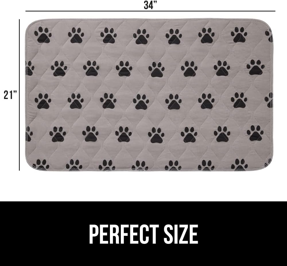 GORILLA GRIP Washable Puppy Pads, Slip Resistant Dog Crate Mat - 34" X 21" - 2 Pack - image 2
