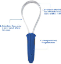 BOTH WINNERS Dual-Sided Shedding Blade with Stainless Steel Blade - Blue - image 3