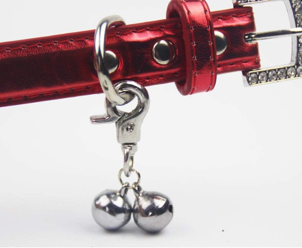 Cat Bell 2 Pack, Pet Collar Bells for Cats and Dogs - Silver / Small - image 4