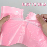 ANWA 40 Count Automatic Litter Box Bags - 20 Count (Pack of 6) / Pink Kitten - image 4