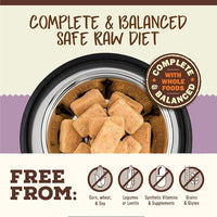 Primal Freeze Dried Raw Cat Food Nuggets Turkey, Complete & Balanced Meal or Topper, Premium, Healthy, Grain Free, High Protein Raw Cat Food with Probiotics (14 oz)