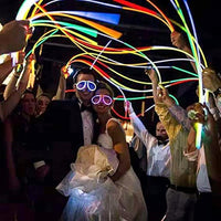 Glow Fever Glow Sticks Bulk 100ct 22'' Glow Necklaces with Connectors - Multi200 - image 4