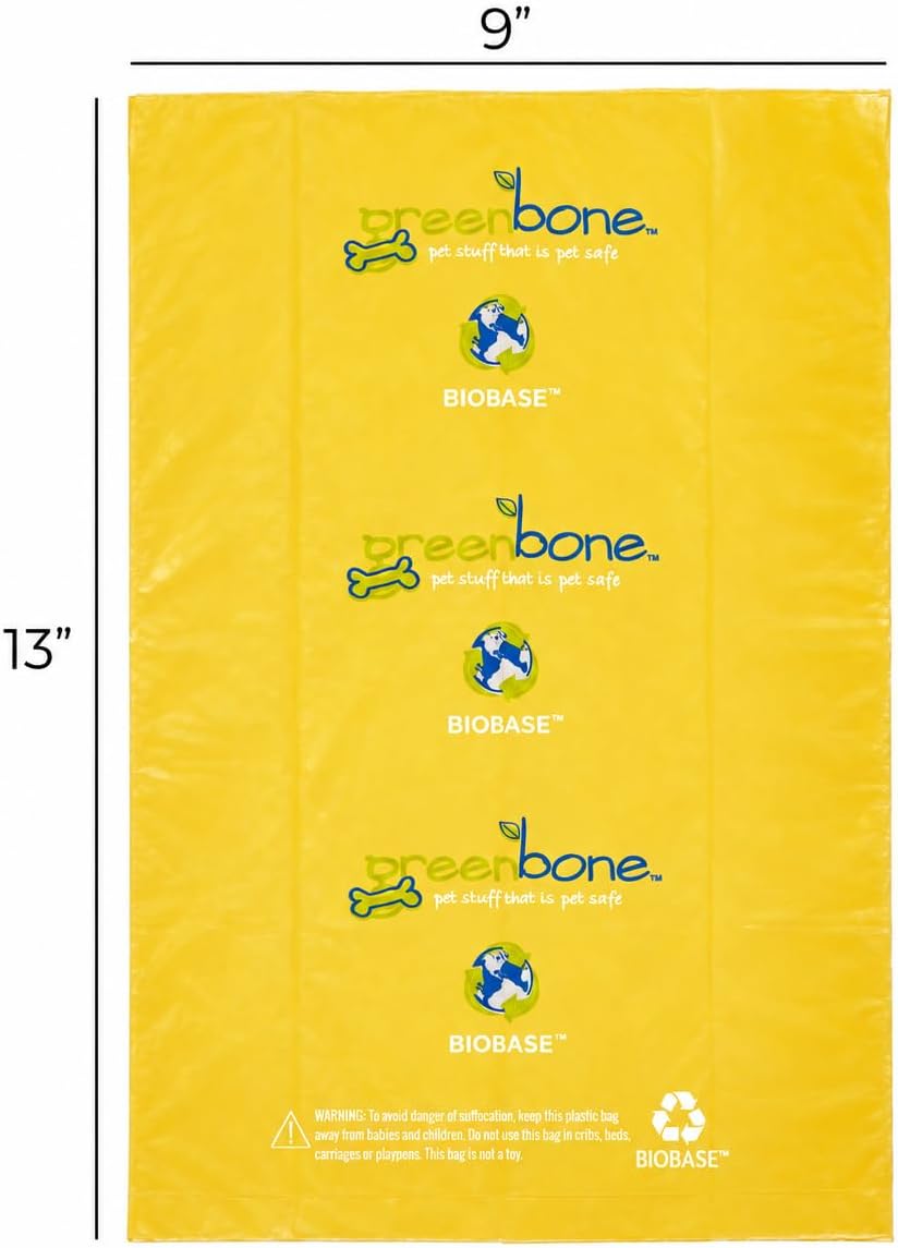 Greenbone Earth Friendly Cat or Dog Poop Bags, Plant Based - Nature Theme / 1 Count (Pack of 8) - image 3