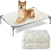Elevated Dog Bed Pad Waterproof 2 Pack, Waterproof Pad Only – Essentials for Dogs - Medium (25"W x 32"L)