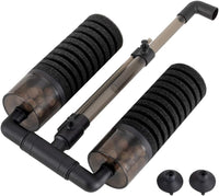 Hygger Aquarium Double Sponge Filter, Comes with 2 Spare Sponges - Filter S (10-40 gallon) - image 2