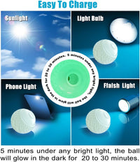 Feixun Dog Glow Ball Toy, Dog Toy Ball Glow in the Dark - image 3