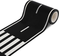 RECER Black Road Track Tape, Road Tape Track - 1 Roll, 4" x 33'