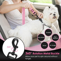 SlowTon Dog Car Seat Belt - Pink / 27.5in - 1 pack - image 3