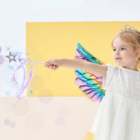 Lovelyshop Crystal Metal Star Fairy Wand with Ribbon - Lavender - image 4