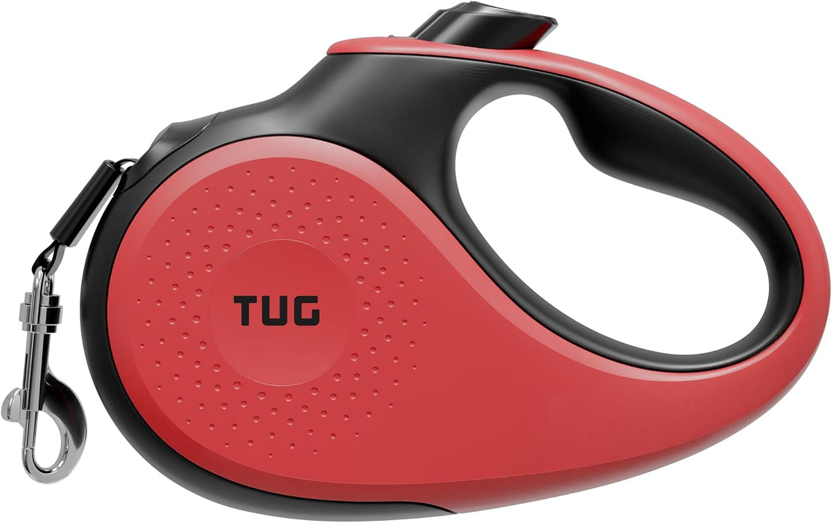 TUG Original Retractable Dog Leash - Red / Large