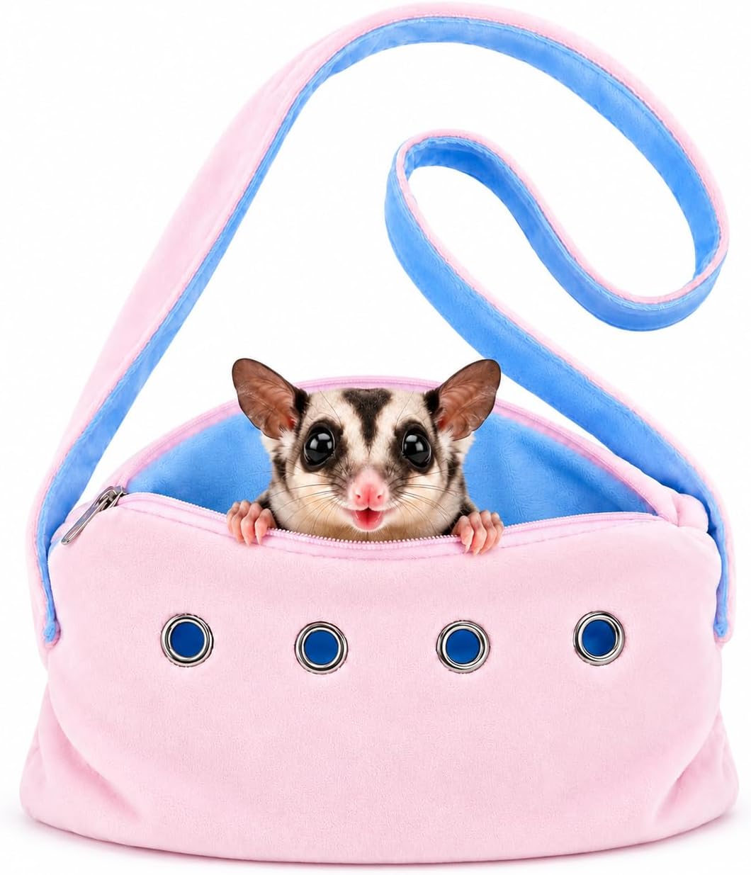 Cat Sling Carrier for Cats and Kittens - Pink-Small