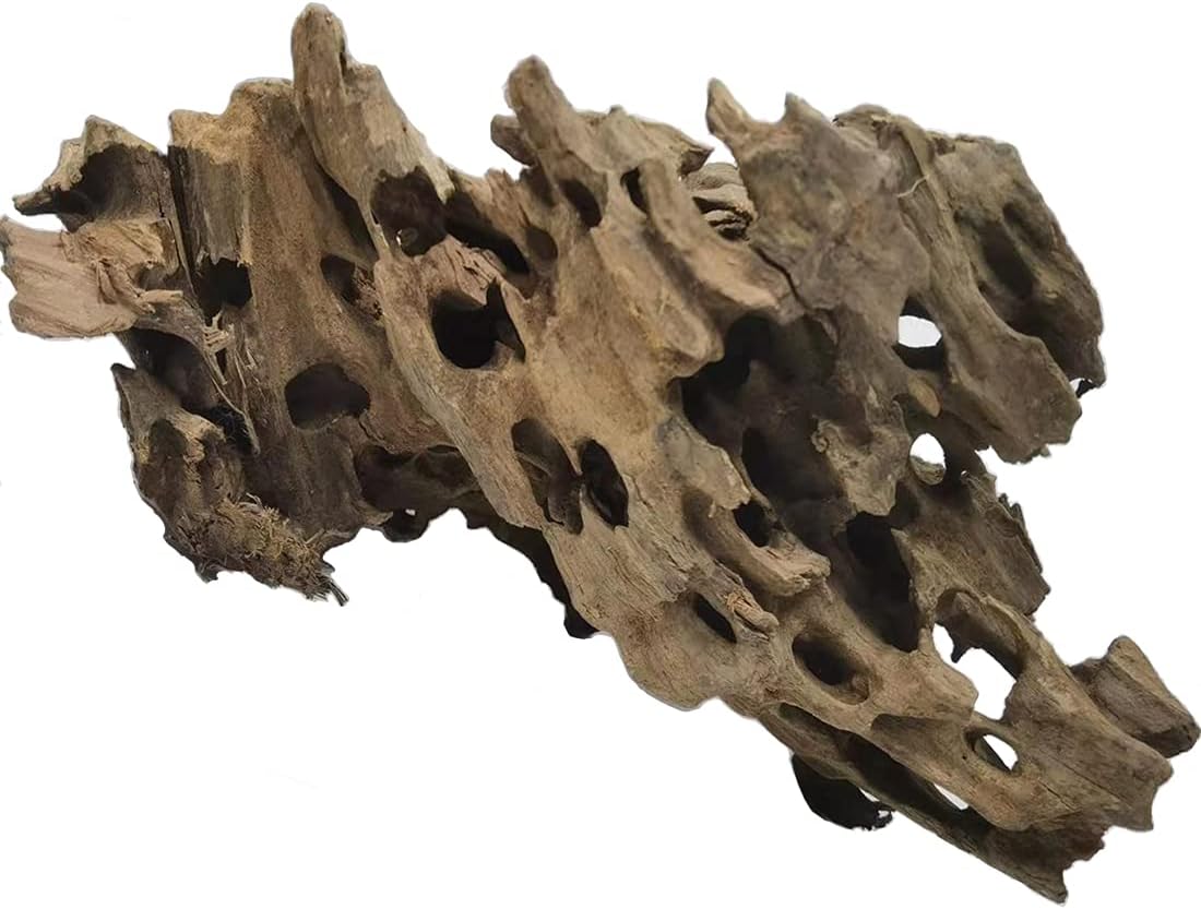 PINVNBY Natural Driftwood for Aquarium Decor Fish Tank Decorations - XL:Honeycomb wood (11.5 - 16 inches/1 Pack)