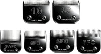 4PCS Dog Grooming Replacement Blades Compatible with Andis/Oster A5 – Essentials for Dogs - 10+30+3FC+4FC+5FC+7FC/Black