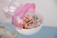 Hamster Sand Bathroom Hideout Cage Accessories Sand Bath Container - Upgrade Pink - image 3