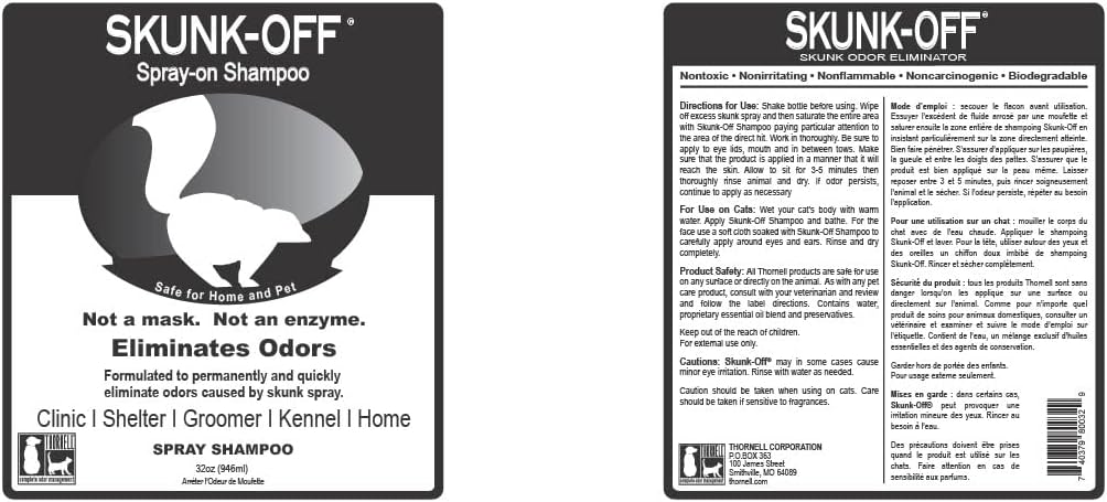 Odorcide Skunk Off Pet Shampoo - 32 oz Spray - image 4