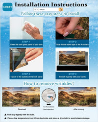 48x24 in Viewing Stone Aquarium Backdrop Riverbed Fish Tank Background – Essentials for Fish - 72x24in/180x60cm - image 3