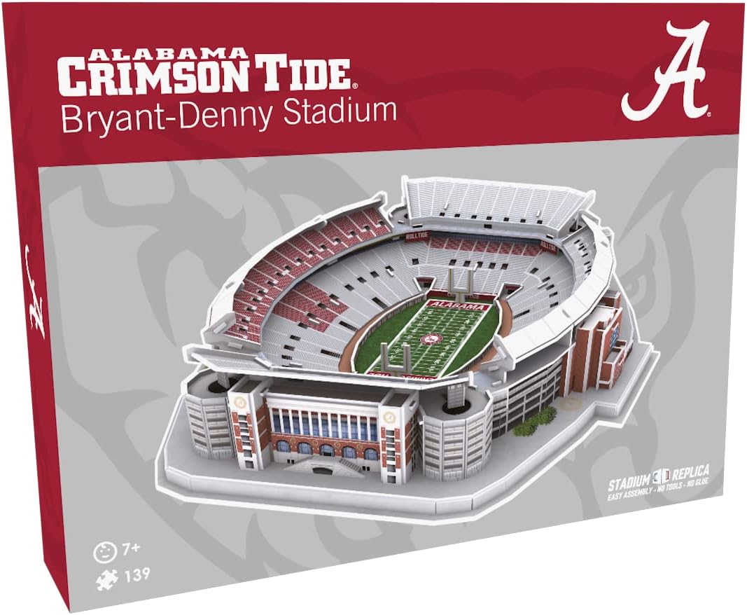 Pro-Lion 3D Jigsaw Puzzle of Michigan Wolverines Stadium 106 Pieces - Alabama Crimson Tide - image 2