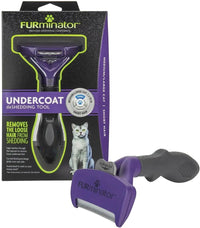 FURminator Medium to Large Cat deShedding Tool for Short Hair – Essentials for Cats - Large / short hair