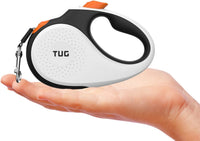 TUG Original Retractable Dog Leash - White/Orange / Tiny - image 2