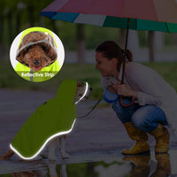 Lukovee Dog Raincoat, Waterproof Jacket with Clear Hood & Leash Hole, M – Essentials for Dogs - Green / X-Large - image 2