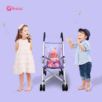 Anivia Stroller Toy Collection Doll Stroller Baby Doll Accessories - DB102 purple - image 3
