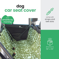 Molly Mutt Deep Blue Dog Car Seat Cover, GOTS-Certified Cotton - Amarillo by Morning - image 3
