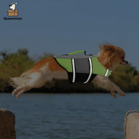 Dog Life Jacket, Small Float Vest for Swimming Boating Kayaking - Small / Green - image 3