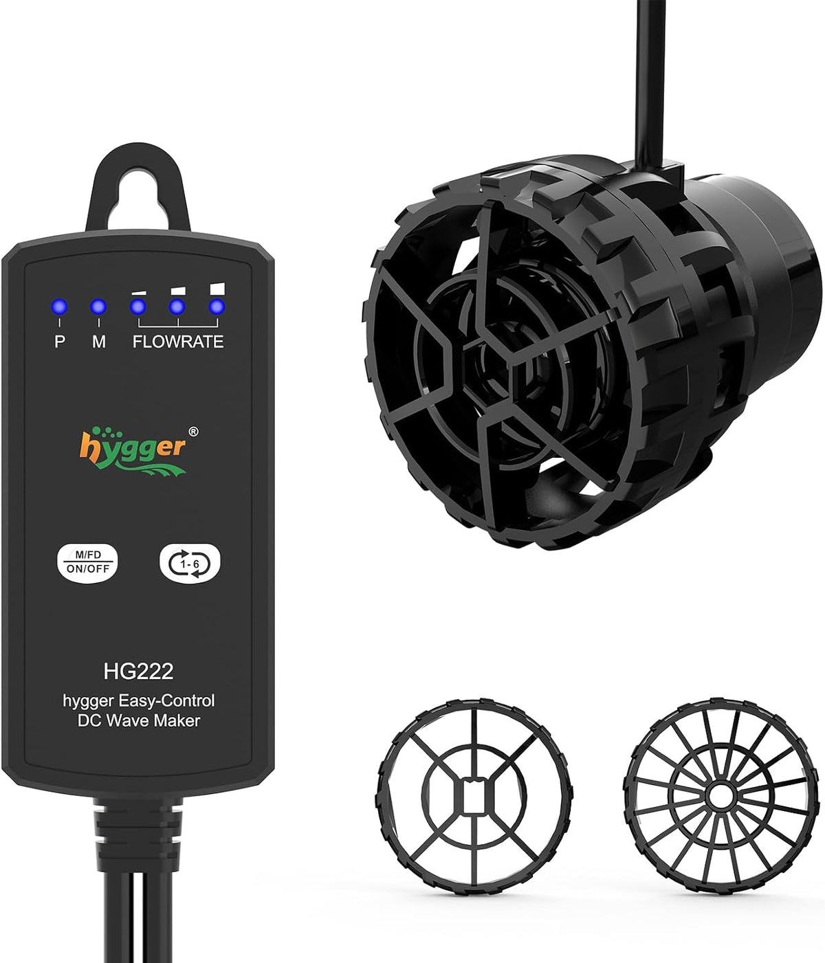 hygger Aquarium Wave Maker for 5-10 Gallon Fish Tanks - 790GPH